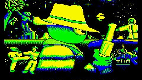 ACORN ELECTRON - AROUND THE WORLD IN 40 SCREENS - SUPERIOR/ACORNSOFT - 1986