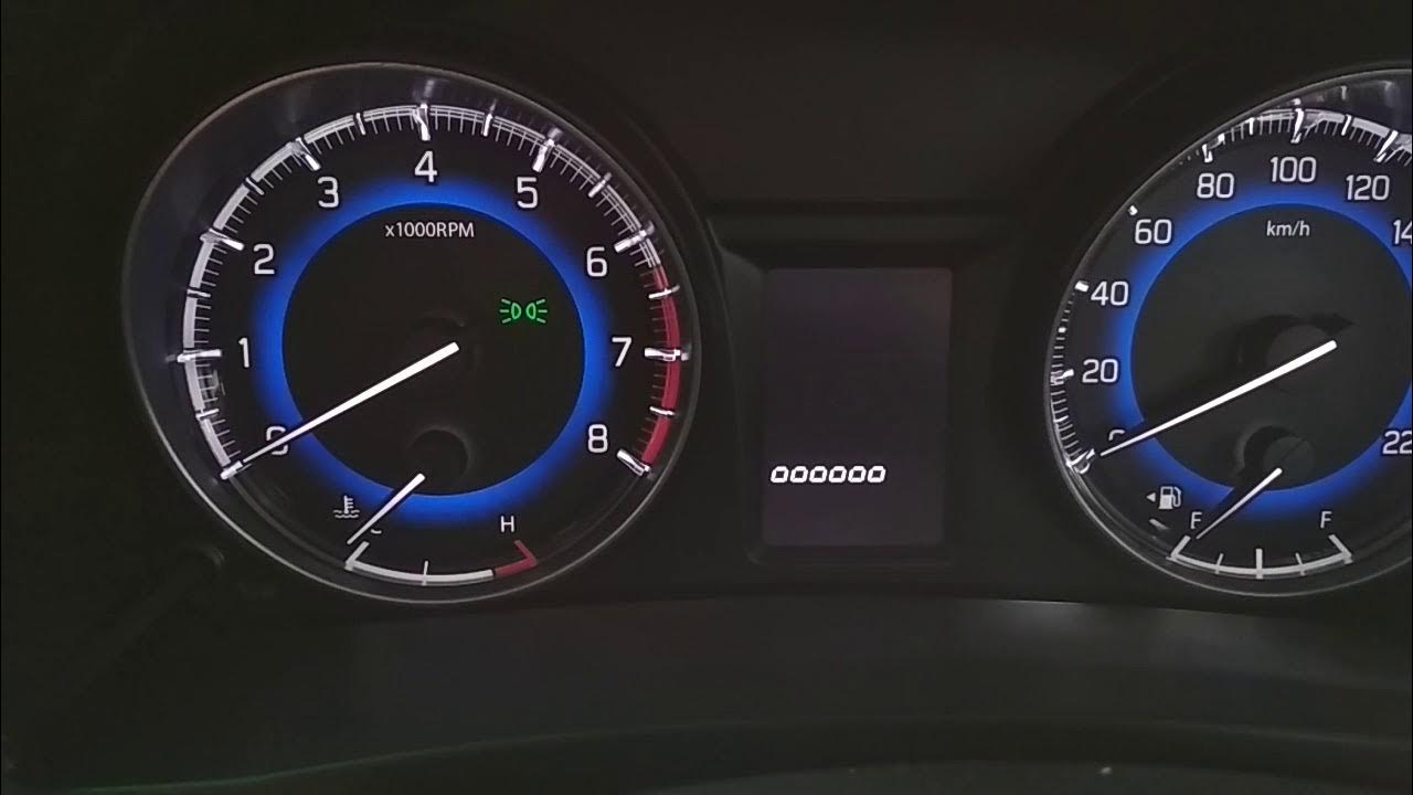 Secret Revealed of Baleno Dashboard And Speedometer light Changing