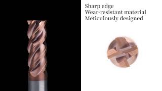BFL Solid Carbide stainless steel End Mill