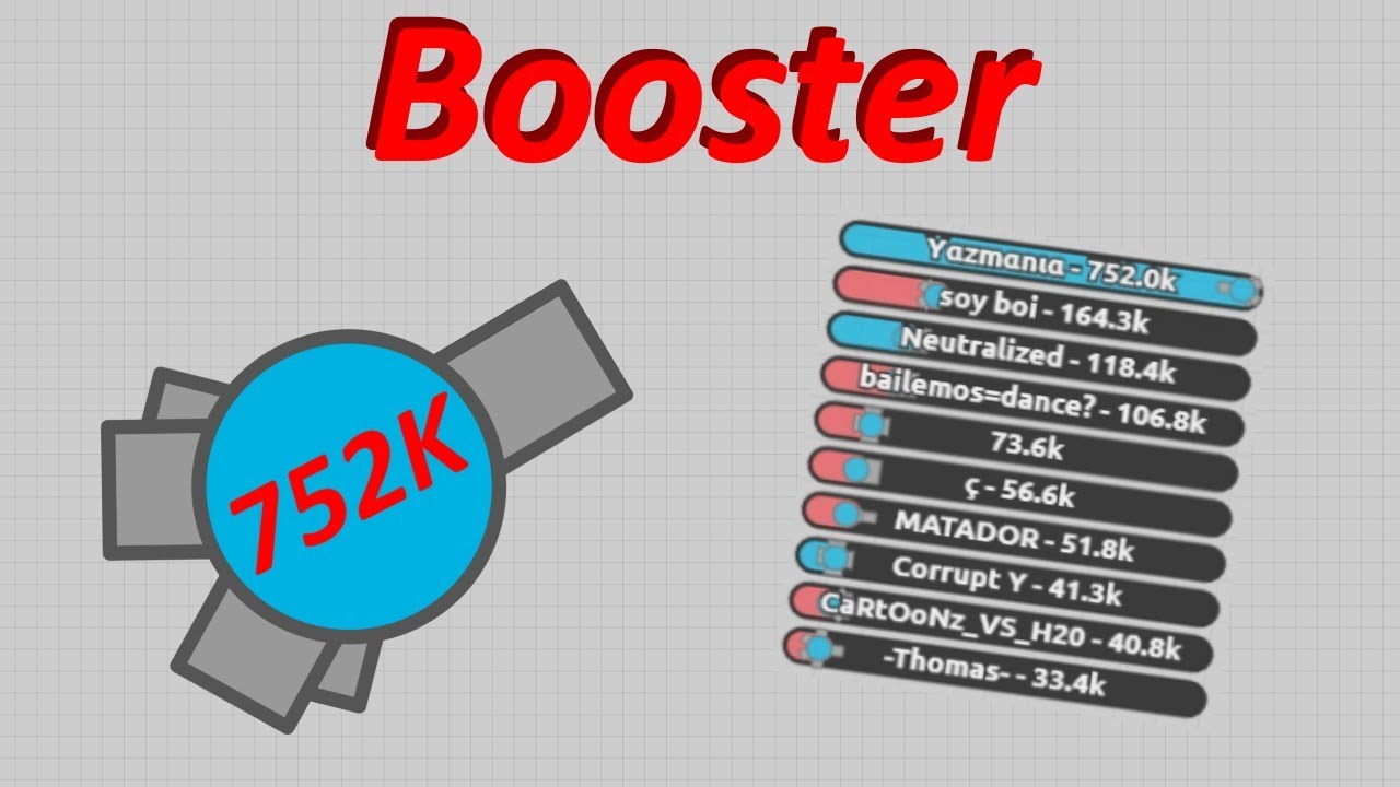 100k+ BIG BOOSTER - Diep.io Gameplay #2 