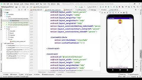 MotionLayout - Set custom path for animation