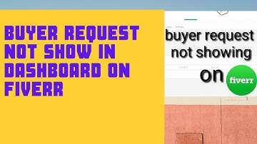 Buyer Request Option Does not Show in your Dashboard