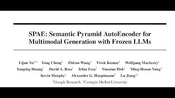 SPAE: Semantic Pyramid AutoEncoder for Multimodal Generation with Frozen LLMs