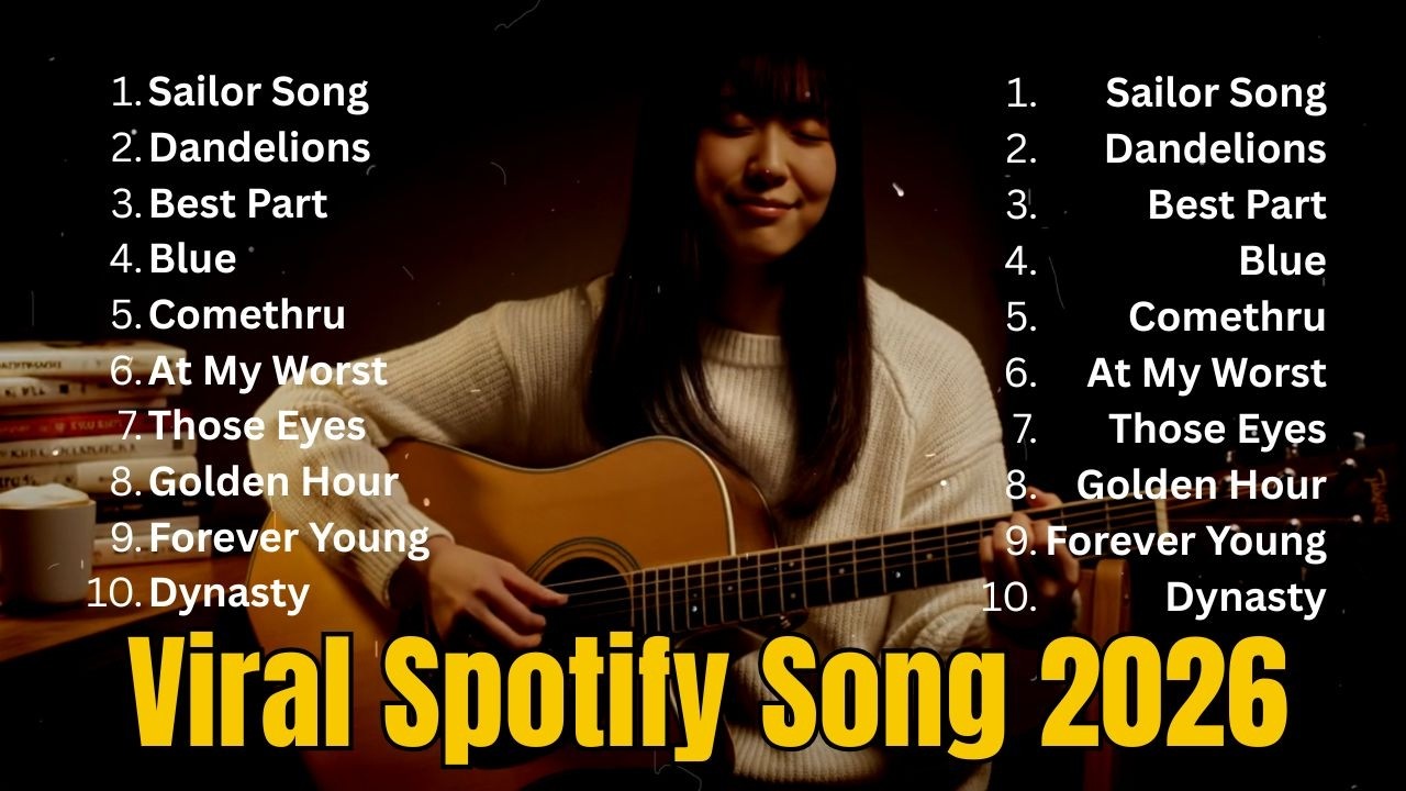 2026 Best Chill Acoustic Playlist🍂🎵| Newest English Love Song | Viral Spotify Song 2026