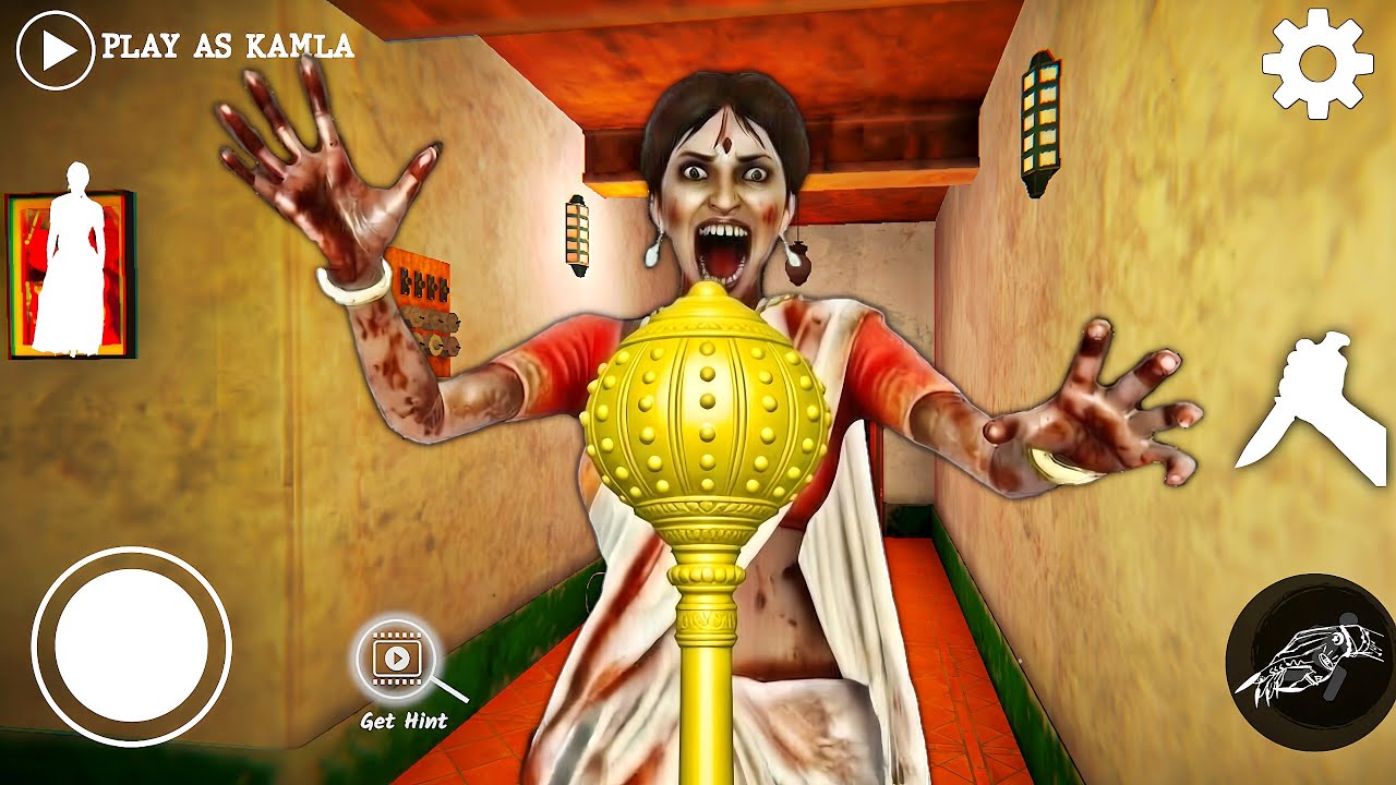 I Hit Kamla With a Mace 😱 | Kamla ko Gada se Mara | Kamla Horror Game | Hindi Gameplay 