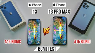 iPhone 13 vs iPhone 13 Pro Max Pubg Test, Heating and Battery Test | shocking Results