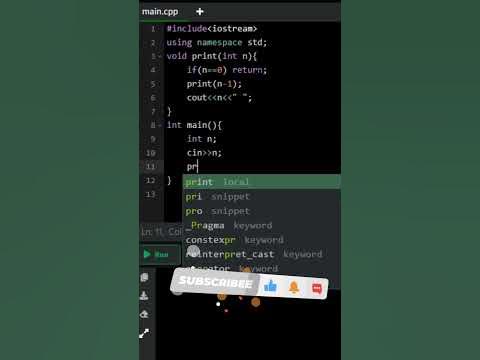 How to print first n natural number using recursion👑🔥#coding # ...