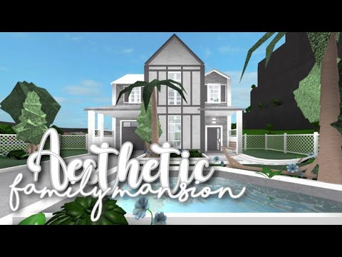 Bloxburg Aesthetic Family Mansion 61k Youtube - roblox bloxburg cozy aesthetic aesthetic family house bloxburg