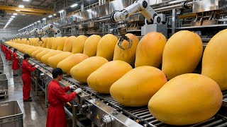 Download Lagu Mango to Juice Full Process | Modern Juice Factory Step-by-Step MP3