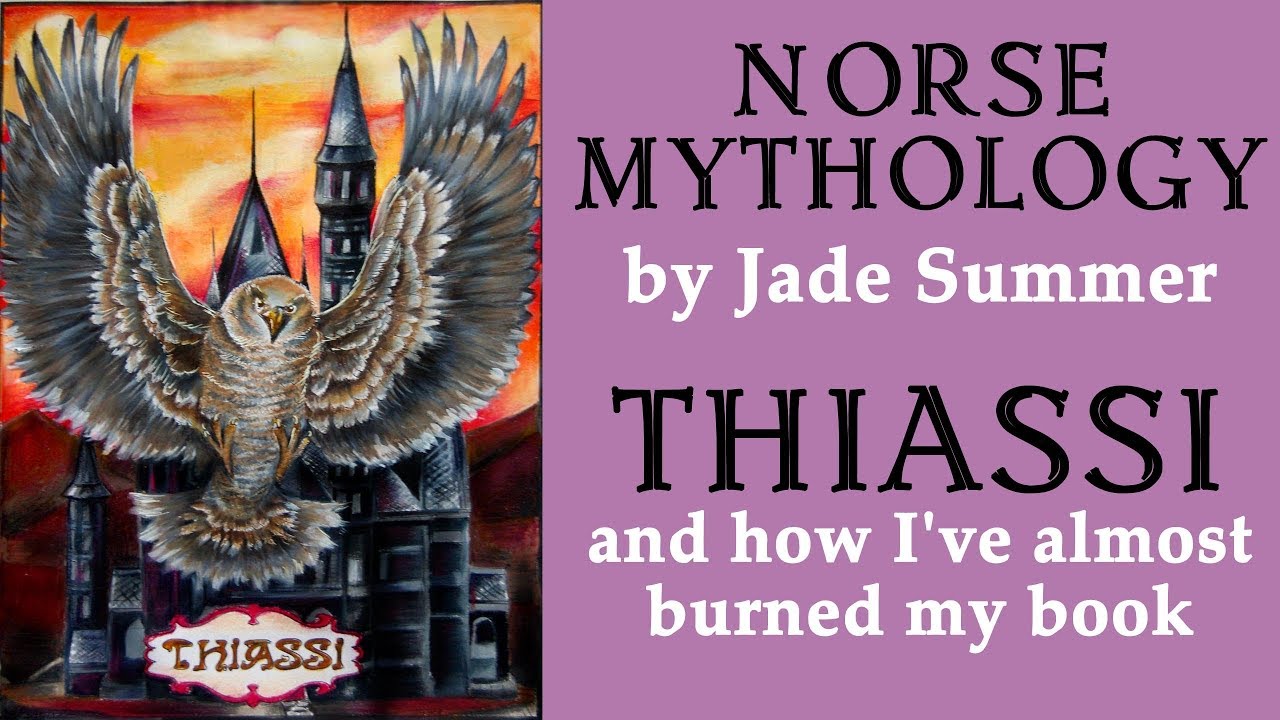 How I ALMOST managed to destroy my book & Coloring in 'Norse Mythology' Jade Summer