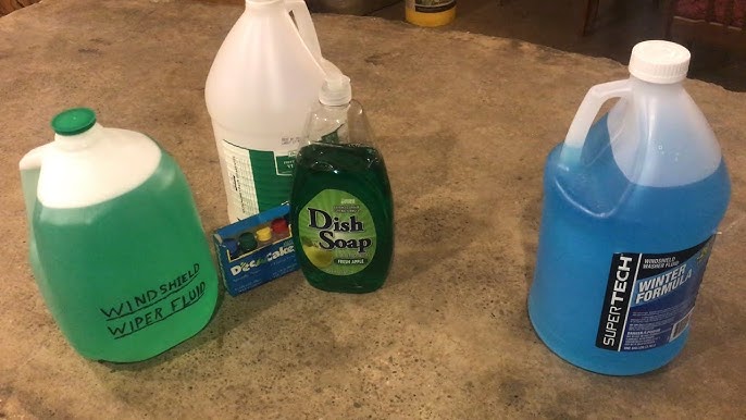 Winter windshield washer fluid to -22 degrees with a capacity of 5