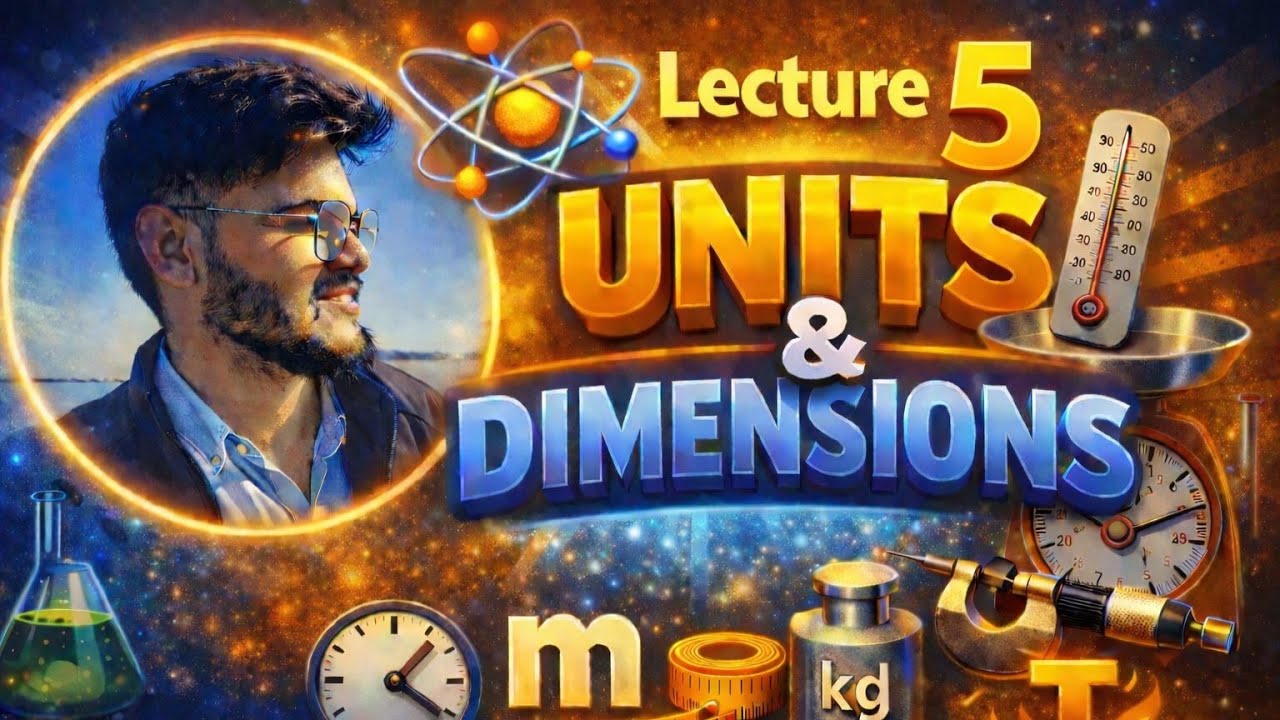 Units and dimensions lecture 5