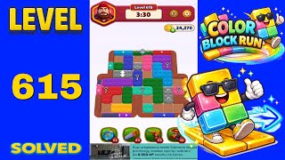 Details Color Block Run – Level 615 | Walkthrough Guide