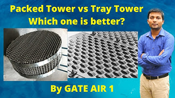 Packed Tower vs Tray Tower | Chemical Engineering interview question answered | Hindi