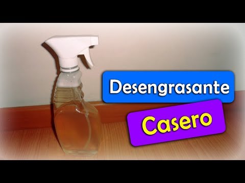 Desengrasante casero muy potente y económico