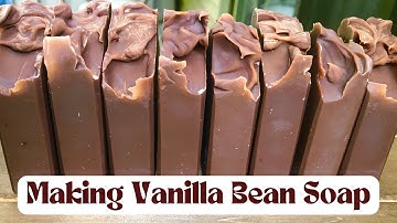 Vanilla Bean Cold Process Soap Making