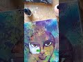 Acrylic Over Ink Creates Something Unexpected #arttutorial #painting #shorts