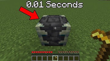 How to break reinforced deepslate in 0.01 seconds