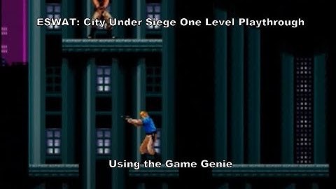 ESWAT: City Under Siege One Level Playthrough using the Megadrive