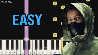 Alan Walker - Finish Lines | EASY Piano Tutorial by Pianella Piano Resimi