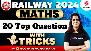 Algebra for RRB Technician 2024 | Most Expected Questions | Maths Tricks By Gopika Ma'am