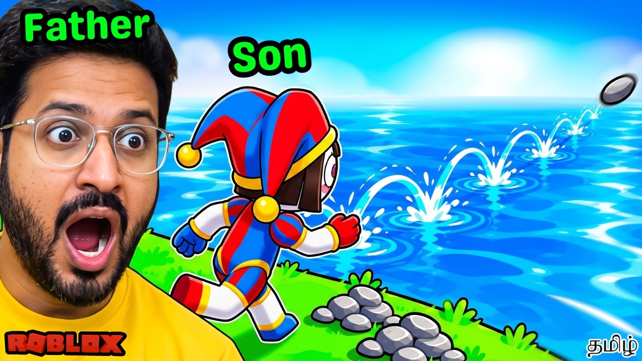 Roblox +1 Stone Skipping Funny Gameplay in Tamil | Earth Gamer
