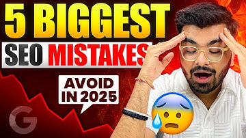 5 Blogging Mistakes to Avoid! SEO Mistakes To Avoid In 2025 | Blogging Strategy For New Blog in 2025