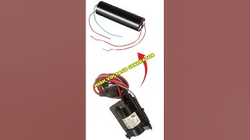 High Voltage Generator with Flyback Transformer #ytshorts #shorts @kihat_experiment