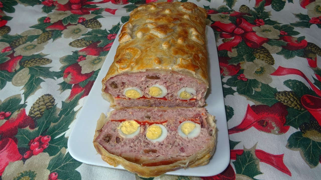 PASTEL DE CARNE HOJALDRE RECETA PARA NAVIDAD FÁCIL YouTube
