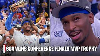 Shai Gilgeous-Alexander wins 2025 Western Conference Finals MVP 🏆 | NBA on ESPN