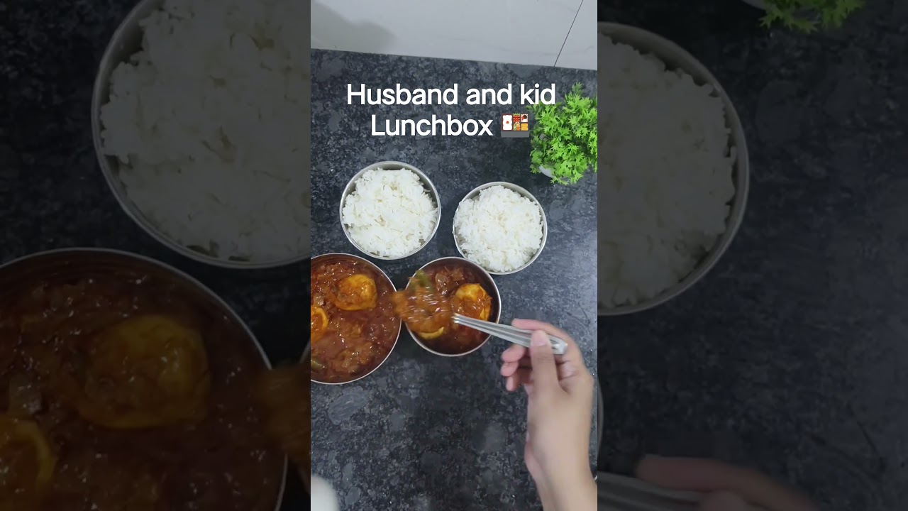 Today Husband & Kid Lunchbox 🍚 | Simple Healthy Lunchbox Ideas | Indian Mom Daily Routine