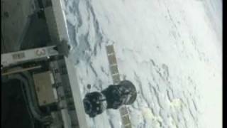 Soyuz TMA-01M docks to the space station