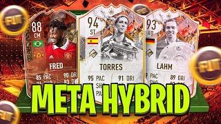 OVERPOWERED BEST POSSIBLE CHEAP FIFA 23 HYBRID TEAM 50K/100K/400K !!  | META FUT 23 SQUAD BUILDER