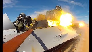 Test of Rocket Sled Ejection Seat At USAF Holloman High Speed Test Track
