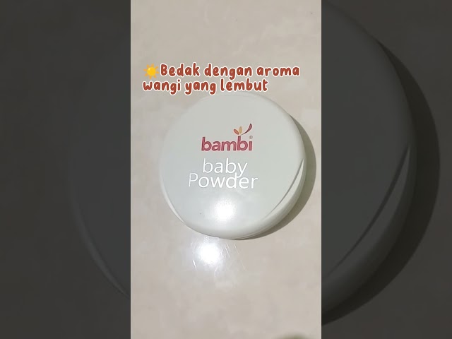rekomendasi baby powder paling aman untuk bayi 🔗 #fyp #bedakbayi #bambi class=