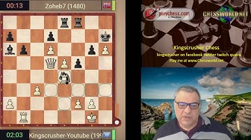 Playchess.com Banter Blitz with Kingscrusher