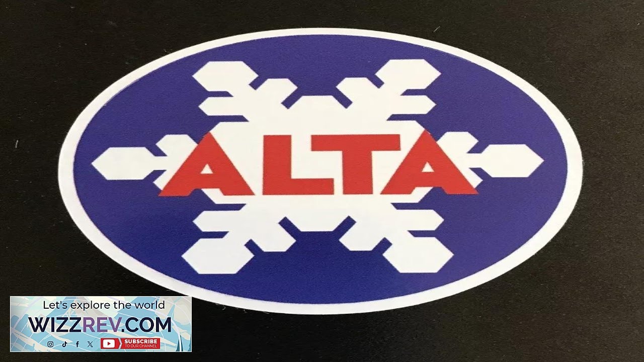 Alta Ski Resort Sticker Skiing Snowboarding Utah Mountain Sports Powder Burton