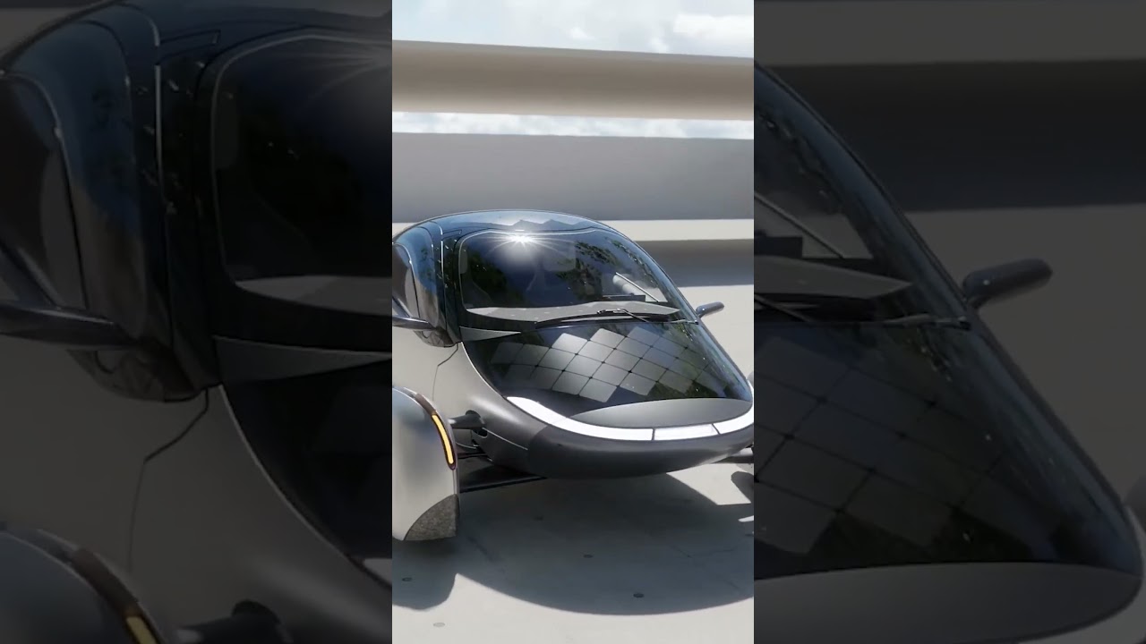 This electric car runs on 