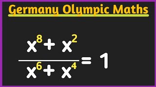 Germany Olympic Maths||| Try to learn Math fraction, #algeria #maths #mathstricks #mathematics