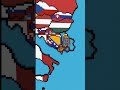 Small Scale Former Yugoslavia & Albania #minecraft #serbia #albania #kosovo #war #maps #shorts