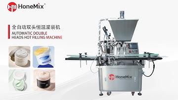 automatic 2 nozzles hot filling machine gear pump servo motor drive