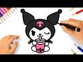 HOW TO DRAW KUROMI ???????? SANRIO