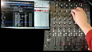 Playdifferently Model 1 running Serato DJ Pro (ch 1-2), Rekordbox (ch 3-4) & Traktor Pro 4 (ch 5-6)