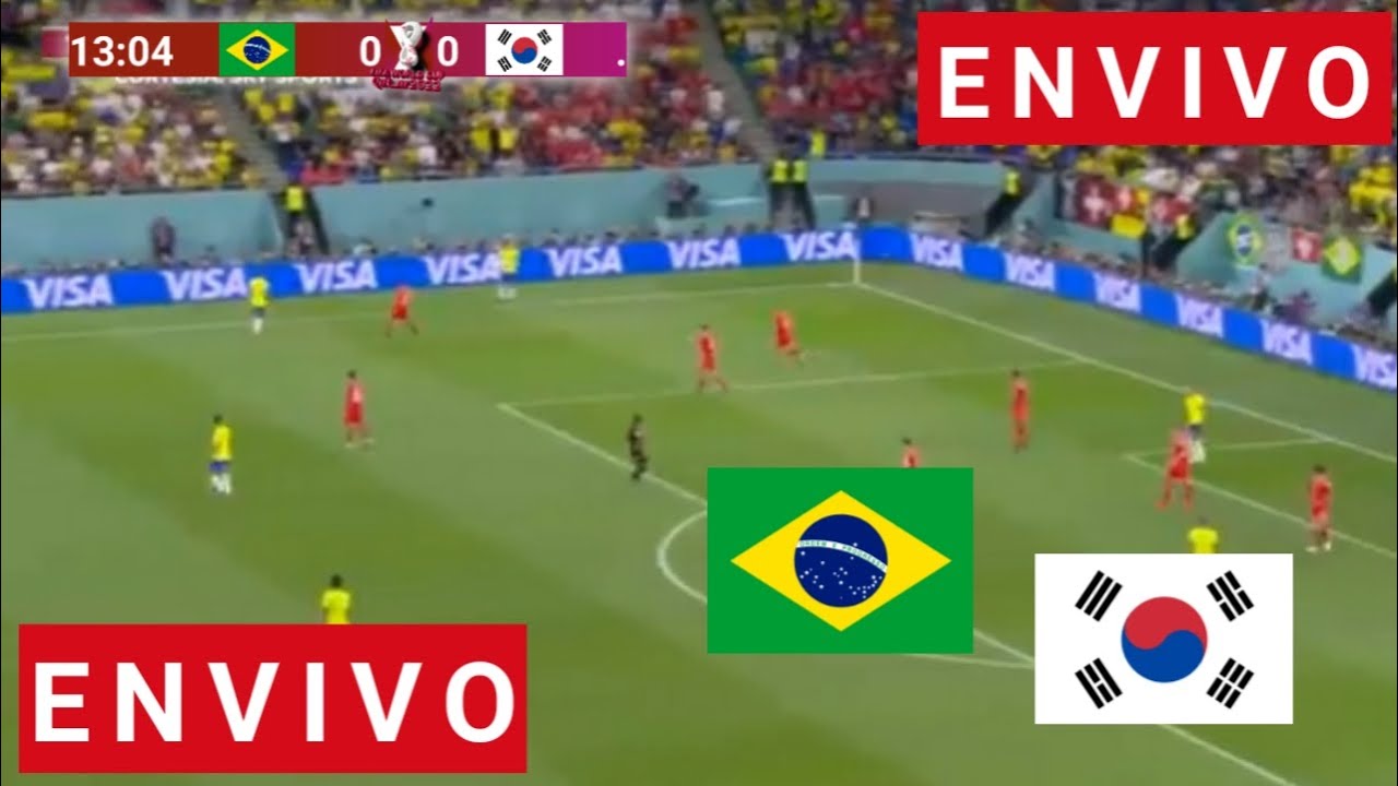BRASIL VS COREA DEL SUR 2022 EN VIVO 🔴 OCTAVOS DE FINAL MUNDIAL QATAR ...