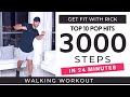 3000 Steps in 24 Minutes | Fun Walking Workout | Steps at home | Walk To The Beat |