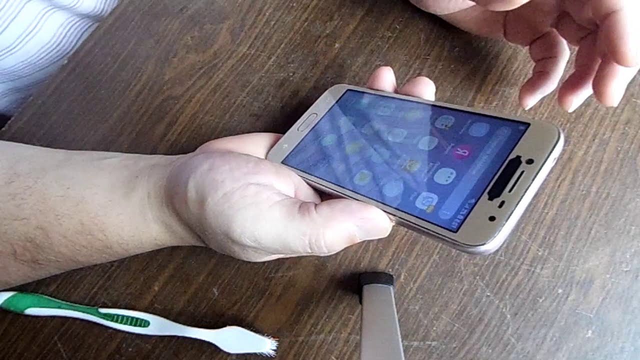 Замена дисплея на телефоне samsung galaxy J2 - YouTube