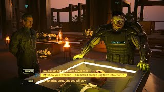 Jago vs Bennett as Leader of Dogtown outcomes - Cyberpunk 2077 Phantom Liberty