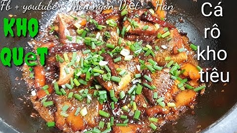 [Eng sub] Cách làm món cá rô đồng khó tiêu , kho tộ, kho quẹt  cực ngon .