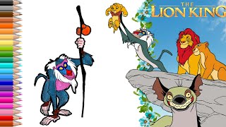 How to draw Rafiki from The Lion King // Как нарисовать Рафики из Король Лев