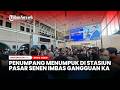 Penumpang Menumpuk di Stasiun Pasar Senen Imbas Gangguan KA Jaka Tingkir dan Serayu